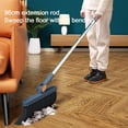 thumbnail image 4 of Shiogb Broom and Dustpan Set Indoor or Outdoor, Dust Pan Combo Long Handle Lightweight Set with Comb Teeth, Cleaning Tool Set, 4 of 9