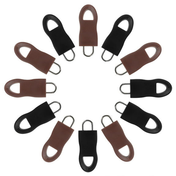 36 Pcs Zipper Pull Replacement Pulls Slider Clothing Alloy Plastic