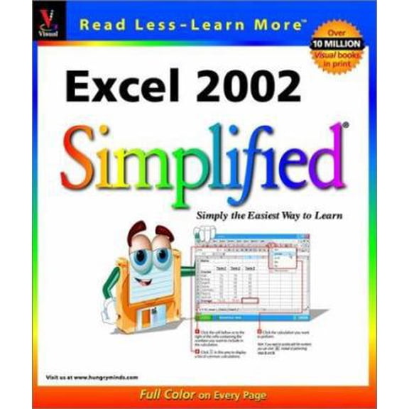 Pre-Owned Excel 2002 Simplified (Visual from Marangraphics) (Paperback) 0764535897 9780764535895