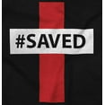 thumbnail image 2 of Saved Hashtag Religious Christian Crewneck T Shirts Boy Girl Teen Brisco Brands X, 2 of 6