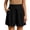E2-Black Pants, variant on Women's Plus Size High Waisted Linen Shorts Pleated Front Wide Leg Casual Shorts Loose Fit Summer Shorts with Side Pockets S-3XL White Shorts