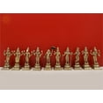 thumbnail image 2 of 6" Dashavatara Brass Statue | Ten Incarnations of Vishnu | Handmade Hindu Sculpture, 2 of 3