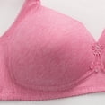 thumbnail image 5 of kamemir Women'S Underwear and Bras Women's One Smooth Posture Boost Back Underwire Bra Pink,46, 5 of 7