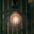 thumbnail image 3 of Modern Pendant Lamp Shade Replacement 2pcs Metal Light Shade Mesh Ceiling Light Fixture, 3 of 8