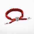 thumbnail image 2 of Pulsera de Fútbol Fútbol Joyería Ajustable Unisex Fútbol Paracord Pulseras Fútbol Regalo, 2 of 4
