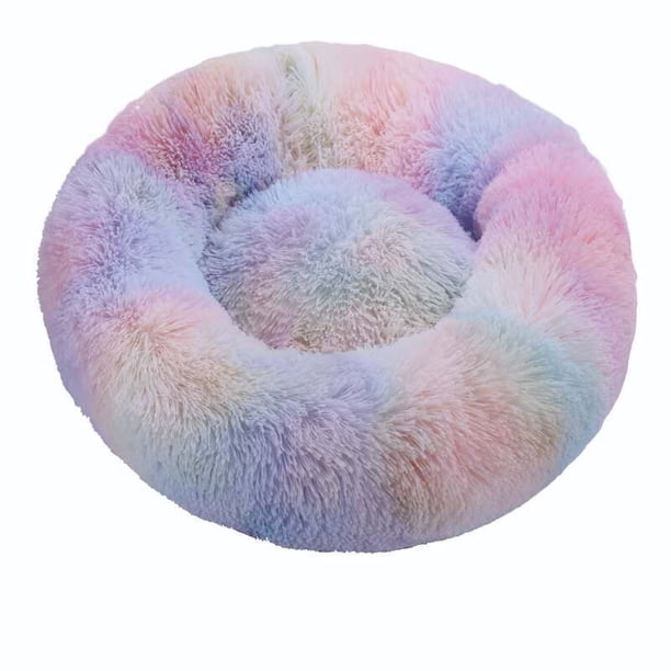 Camas redondas para gatos, casa de felpa suave y larga, la mejor cama para perros, cesta para perros, productos para mascotas, cojín, cama para gatos, alfombrilla para gatos, sofá para dormir de animales Tan Jianjun unisex