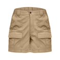 thumbnail image 6 of TRUBKH shorts for women athletic shorts for women linen shorts womens shorts casual bermuda shorts for women Fashion Casual Pocket Straight Working Shorts Loose Outdoor Pants Khaki M, 6 of 6