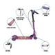 thumbnail image 2 of Scooter Patín Del Diablo Plegable The Baby Shop de 3 llantas y altura ajustable Morado -, 2 of 7