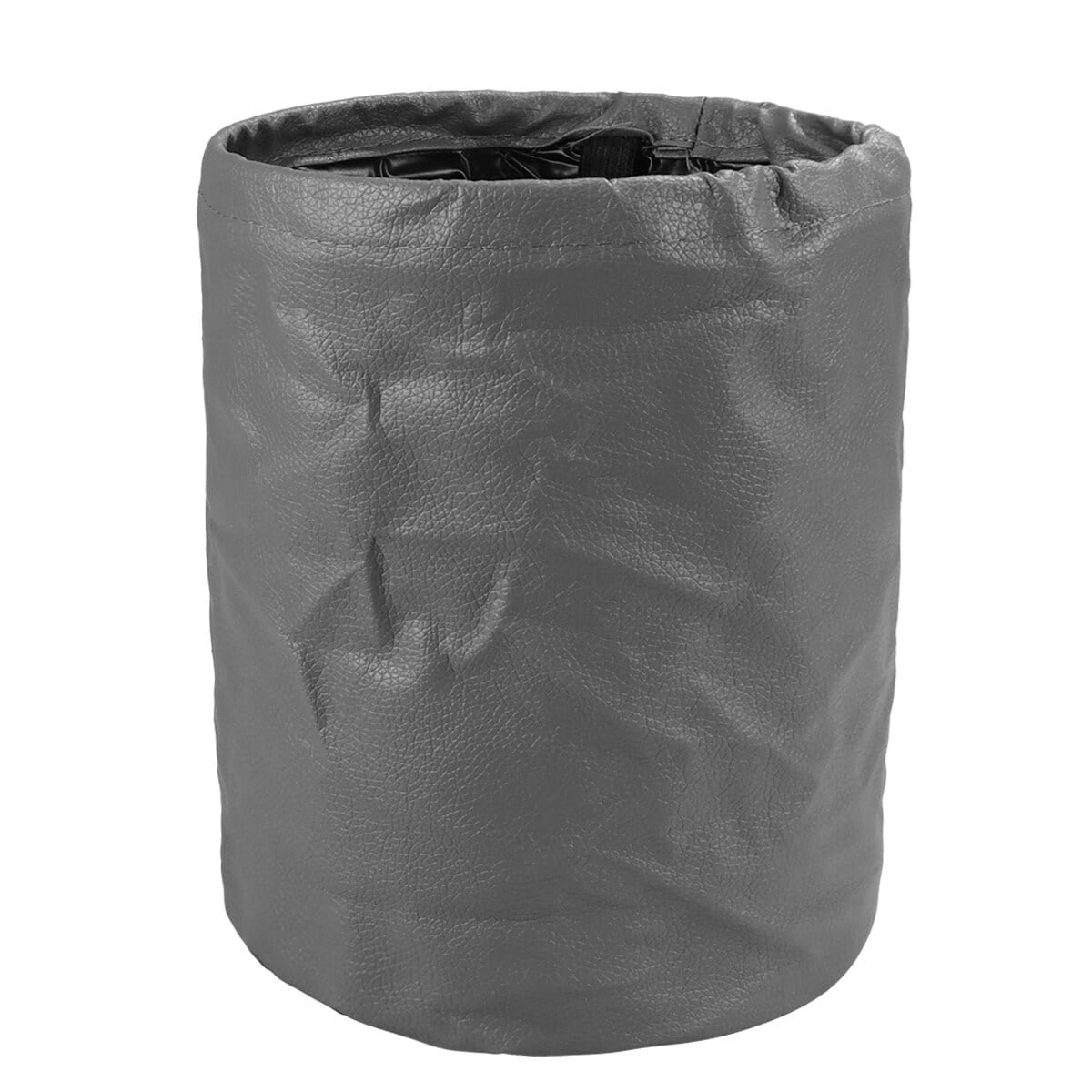 Car Trash Can Bin Auto Vehicle Container Leather Waste Basket Garbage Rubbish