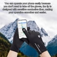 thumbnail image 3 of Guantes resistentes a la intemperie para exteriores de invierno, guantes cálidos para montar con pantalla táctil, calentador de manos para bicicleta de montaña Unisex, accesorios deportivos L gris Scienceny OD002177-05, 3 of 6