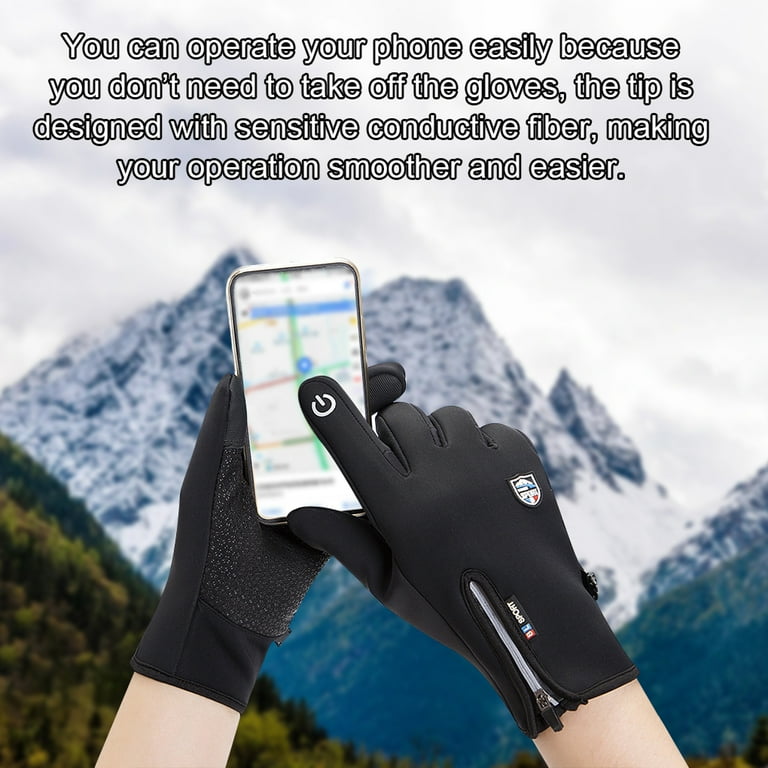 Unisex touchscreen winter thermal warm cycling bicycle bike ski outdoor camping hiking motorcycle gloves sports full finger sales