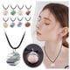 thumbnail image 4 of Collar redondo de cuentas de piedra de cristal Collar en espiral de la jaula Colgantes Joyería Collares de piedras preciosas y colgantes, 4 of 5