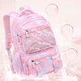 thumbnail image 5 of Fgnfyis School Backpack for Girls Freezer Style Opening Lightweight Friendly Large Capacity Elementary Children Ages 7 18 Kids Backpack Pink, 5 of 8