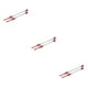 thumbnail image 3 of Soidarity 1 par de pinchos de bicicleta de aleación ZTTO, pinchos de bicicleta de colores de liberación rápida universales portátiles, 74 mm/130 mm rojo 3piezas, 3 of 6