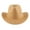 Camel, variant on Travelwant Western Cowboy & Cowgirl Hat Pinch Front Wide Brim Style