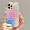 thumbnail image 4 of Funda de teléfono de flores para Samsung A54 5g, A52, A34, A24, A53, A23, A14, A32, A55, A15, A05S, S24 Plus, S22, S23 Ultra, S21, S20 FE, cubierta de sonrisa, 4 of 5