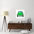 thumbnail image 2 of Global Gallery Carlos Beyon,'Green Bug' Stretched Canvas Artwork, 2 of 3