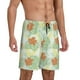 thumbnail image 2 of Balery Tropical Flowers Pantalones cortos de pijama de punto de algodón para hombre con cinturilla y bolsillos-Large, 2 of 6