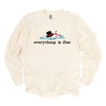 thumbnail image 4 of Everything Is Fine Melted Snowman - Garment Dyed Long Sleeve, 4 of 6