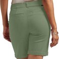 thumbnail image 4 of zbxnLI Bermuda pour Femmes Été Décontracté Taille Haute Jambe Droite Extérieur Randonnée Voyage Shorts avec Poches, 4 of 7