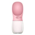 thumbnail image 1 of Botella para mascotas Sunnimix Alimentador portátil 350ml rosa, 1 of 8