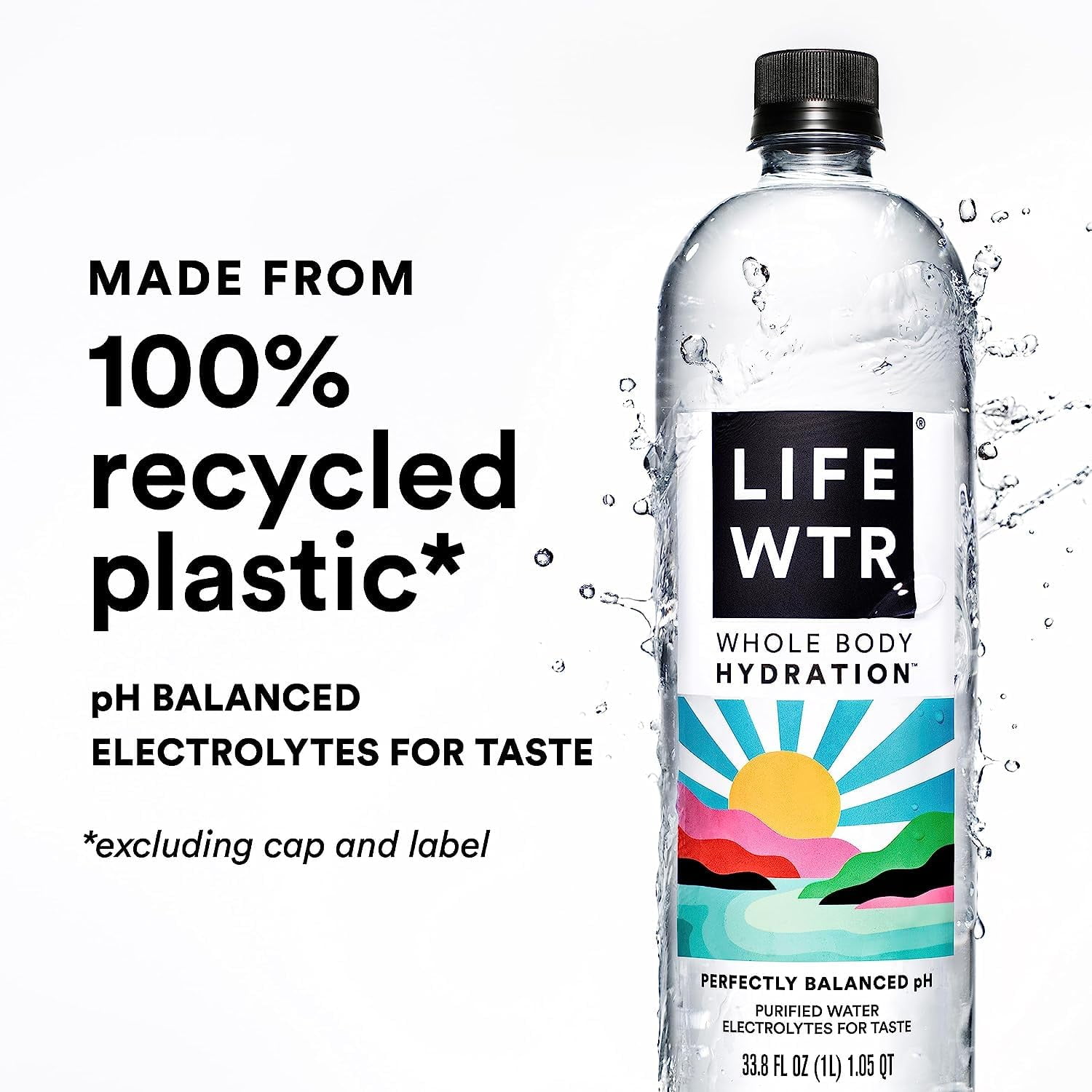 LIFEWTR, Purified Water with Electrolytes, 33.8 Fl Oz - Walmart.com