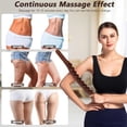 thumbnail image 5 of Gua Sha Wooden Stick With 31 Wooden Massage Beads Fascia Rod Wooden Massage Stick For Muscle Relaxation Massage Neck Back Stomach Legs Arms(Bronze,), 5 of 9