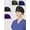 black, variant on 3 Pack Scrub Caps for Women's Ponytail Surgical Scrub Cap Functional Ponytail Holder for Long Hair