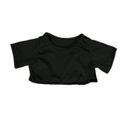 Black T-Shirt Teddy Bear Clothes Fits Most 14"-18" Build-a-bear and Make Your Own Stuffed Animals