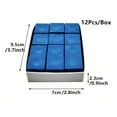 thumbnail image 2 of Wolike Snooker & Pool Pioneer Cue Chalk, Blue, Box of 12 pcs, 2 of 8