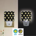 thumbnail image 2 of Yayeee LED Plug in Night Light for The Home with Auto Dusk to Dawn Light Sensors, 2 Pack, Black Volleyball Pattern, 2 of 6