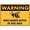 Warning Sign 2, variant on Warning Bees/Wasps Active Sign – 8x12 Inch RustFree Aluminum,Reflective & Weatherproof Metal Sign,HighVisibility Outdoor Insect Sting Hazard Warning for Property