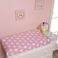 thumbnail image 5 of EVERYDAY KIDS 2 Pack Cotton Jersey Knit Changing Pad Cover - Hearts/Dots, 5 of 12