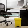 thumbnail image 4 of 10L Gallon Trash Can Plastic Step On Kitchen Trash Can Yellow, 4 of 6