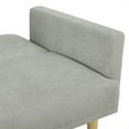 thumbnail image 5 of Yesfashion 75.6" Futon Sofa Bed,Convertible Sleeper Sofa with Tapered Wood Legs,Modern Snowflake Velvet Upholstered Couch,3 Seater Sleeper Sofa for Small Spaces, 5 of 10