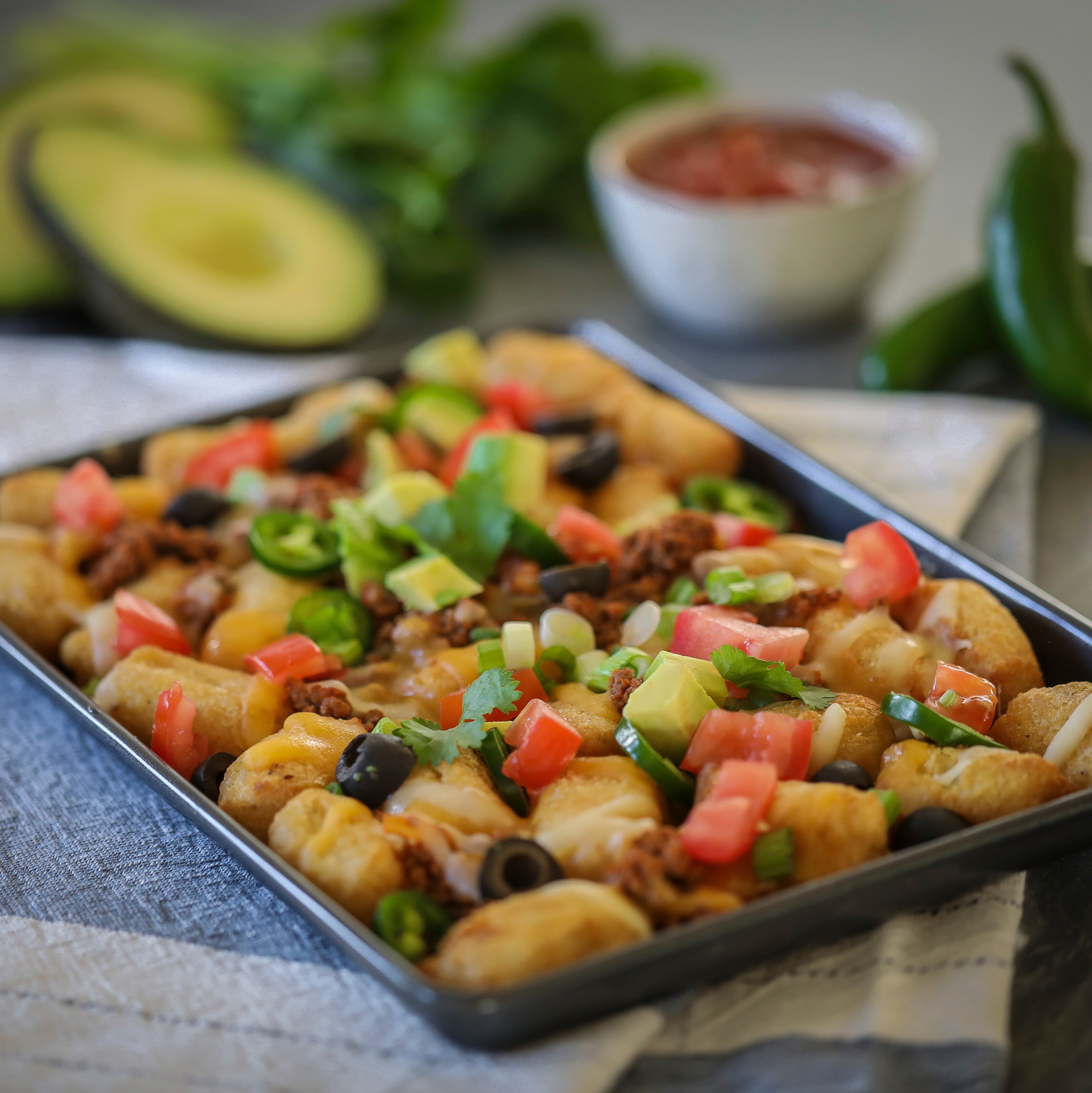 Green Giant Veggie Tots Cauliflower Cheese & Bacon, 14 oz Bag (Frozen)