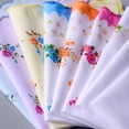 thumbnail image 4 of 18 Pieces Women Soft Cotton Wedding Party Hankie Kerchiefs Multi-Color, 4 of 9