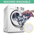 thumbnail image 6 of Pioneer Flower Floral Print Pattern Square Tablecloth,Waterproof Square Table Cover,Wipeable Spillproof Washable Table Cover for Home Kitchen Party Decor 42"X42"(107x107cm), 6 of 6