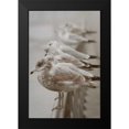thumbnail image 2 of Vitaly, Geyman 17x24 Black Modern Framed Museum Art Print Titled - Seagul Paradise I, 2 of 5