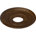 thumbnail image 3 of Ekena Millwork 12 1/8"OD x 3 5/8"ID x 3/4"P Valeriano Ceiling Medallion (Fits Canopies up to 6 1/4"), Hand-Painted Root Beer Crackle, 3 of 6