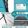 thumbnail image 5 of PetAmi Transportín para mascotas aprobado por la aerolínea para gatos, transportador de perros de lado suave para perros pequeños, suministros de viaje para gatos, accesorios para gatos de interior, b, 5 of 5
