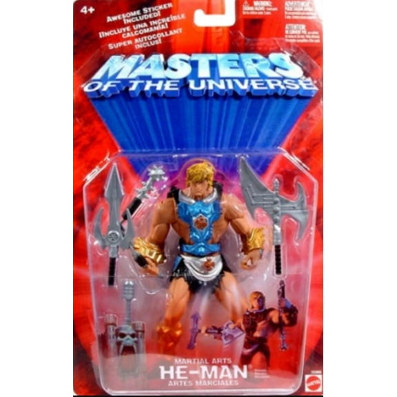 Masters of the Universe Martial Arts He-Man Action Figure 2002 Mattel 55988