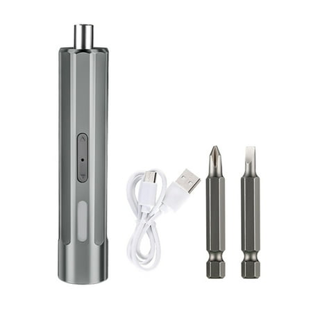 Yauxim Screwdriver Electric Cordless Screwdriver, 3.7V Screwdriver, Rechargeables 3Nm Adjustables Cordless Screwdriver for Daily
