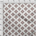 thumbnail image 3 of oneOone Georgette Viscose Brown Fabric Block Craft Projects Decor Fabric Printed By The Yard 42 Inch Wide, 3 of 5