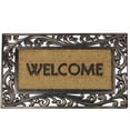 thumbnail image 1 of Scroll Design Rectangular Welcome Coir Door Mat 30" x 18", 1 of 2