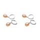thumbnail image 2 of Sonducket 2X pendiente de perla pendiente de oreja joyería de moda multicolor adorno de mano de obra fina accesorios de fiesta para mujer rosa Rosa 2Conjunto, 2 of 6