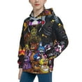 thumbnail image 4 of Youth Five Nights At Freddy'S Hoodies 3D Print Pullover Hooded Sweatshirt With Pocket For Boys Girls Teen Large, 4 of 8