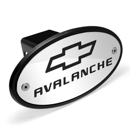 - Chevrolet Avalanche Chrome Metal Plate 2 inch Tow Hitch Cover