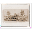 thumbnail image 2 of Historic Framed Print, In Trossels barnyard Gettysburg, 17-7/8" x 21-7/8", 2 of 9