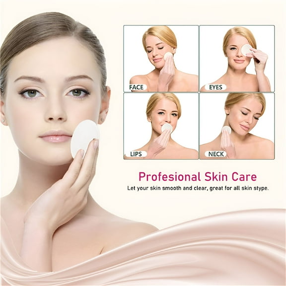 XIRQI 50Pieces Reusable Makeup Remover Pads-Reusable Cotton Pads are Eco Friendly,Super Soft,Double Sided & Organic-Premium Bamboo Face Pads for Makeup Removal